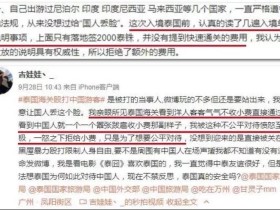 泰国机场保安打中国人事件后,给国人开了特殊通道!这到底怎么回事?