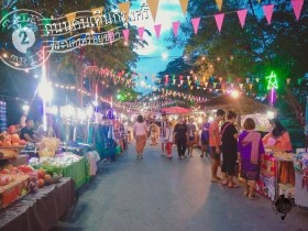 泰国大城｜穿越到100年前逛夜市？这个仿古集市值得逛逛