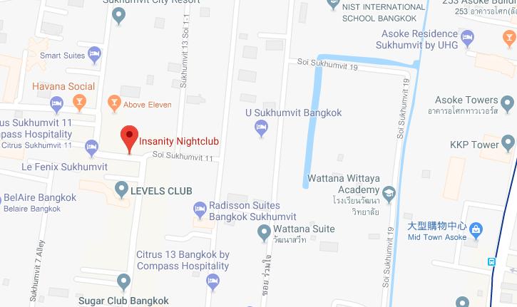 Insanity Nightclub,曼谷高质量援交酒吧的图片 第1张 Insanity Nightclub,曼谷高质量援交酒吧