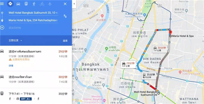 谷歌地图网页版指南,泰国自由行旅游必备的图片 第3张 谷歌地图网页版指南,泰国自由行旅游必备