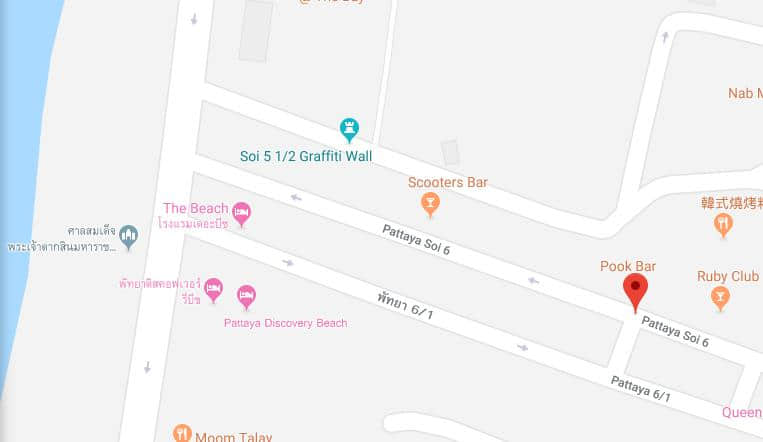 芭提雅快餐一条街Soi 6(Soi Sex),价格比gogobar便宜